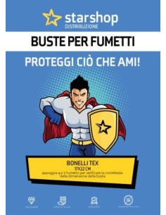 BUSTE STAR SHOP FUMETTI BONELLI TEX (17x22+4,5)