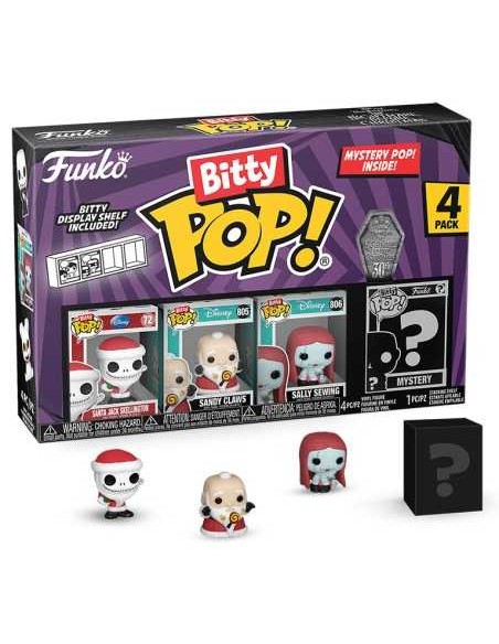 THE NIGHTMARE BEFORE CHRISTMAS - BITTY POP 4 PACKS - SANTA JACK