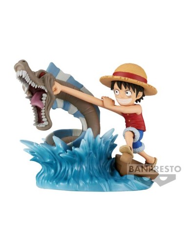 ONE PIECE - WORLD COLLECTABLE FIGURE LOG STORIES - MONKEY D. LUFFY VS LOCAL SEA MONSTER