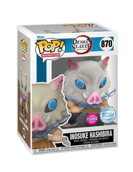 DEMON SLAYER - INOSUKE - FLOCKED - POP 870