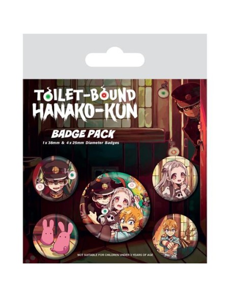 TOILET BOUND HANAKO-KUN (CHARACTERS) BADGE PACK