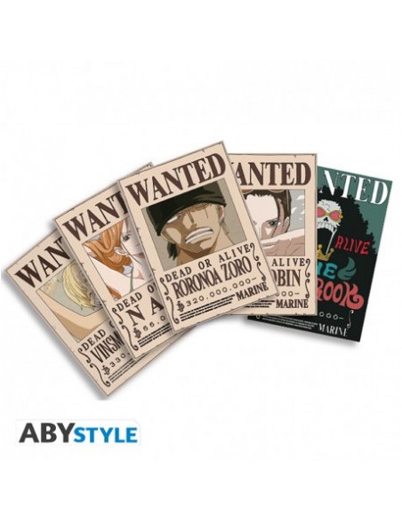 ONE PIECE - POSTCARDS - SET 2 (5PZ)