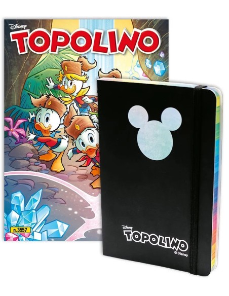 TOPOLINO 3557 + BLOCK NOTES RAINBOW