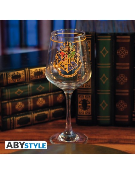HARRY POTTER - CALICE DA VINO - HOGWARTS CREST