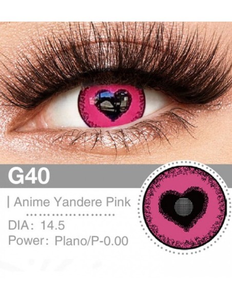 LENTI A CONTATTO ANIME YANDERE PINK
