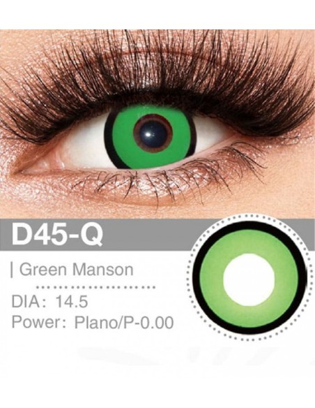 LENTI A CONTATTO GREEN MANSON