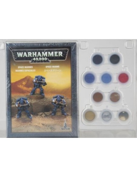 WARHAMMER SPACE MARINE PAINT SET