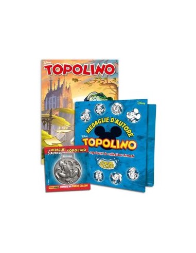 TOPOLINO 3561 + RACCOGLITORE E MEDAGLIA PIPPO