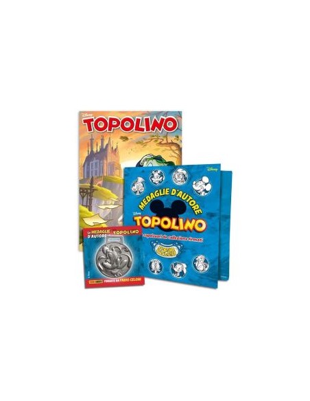 TOPOLINO 3561 + RACCOGLITORE E MEDAGLIA PIPPO