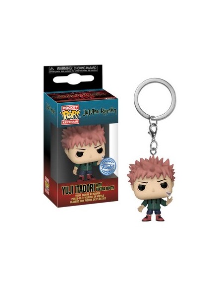 JUJUTSU KAISEN  ITADORI WITH SUKUNA MOUTH - POCKET POP KEYCHAIN