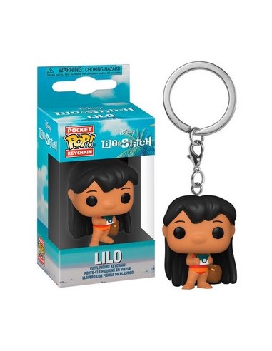 DISNEY: LILO & STITCH - LILO W/CAMERA - POCKET POP KEYCHAIN