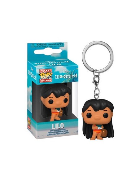 DISNEY: LILO & STITCH - LILO W/CAMERA - POCKET POP KEYCHAIN