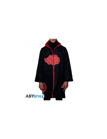 NARUTO SHIPPUDEN TUNICA AKATSUKI ORGANIZZAZIONE ALBA - TAGLIA UNICA