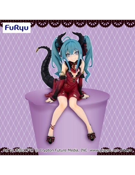 HATSUNE MIKU VILLAIN RED COLOR VERSION NOODLE STOPPER