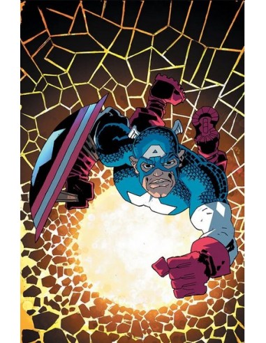 CAPITAN AMERICA 1 COVER VARIANT DI FRANK MILLER CON PORTACHIAVI SCUDO DI CAPITAN AMERICA 168