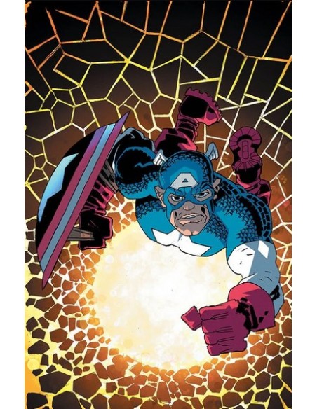 CAPITAN AMERICA 1 COVER VARIANT DI FRANK MILLER CON PORTACHIAVI SCUDO DI CAPITAN AMERICA 168