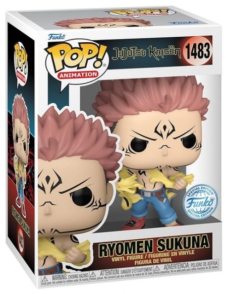JUJUTSU KAISEN - RYOMEN SUKUNA TEARING SHIRT - SPECIAL EDITION - POP 1483