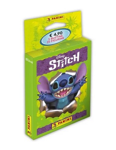 STITCH STICKER ALBUM - ECOBLISTER - (contiene 5 BUSTINE)