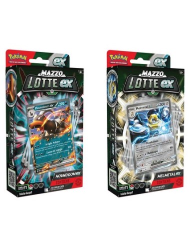 POKEMON - MAZZI LOTTA EX - MELMETAL-EX/HOUNDOOM-EX