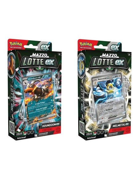 POKEMON - MAZZI LOTTA EX - MELMETAL-EX/HOUNDOOM-EX