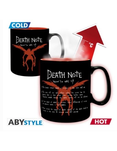 DEATH NOTE - TAZZA HEAT CHANGE 460ML - KIRA & RYUK