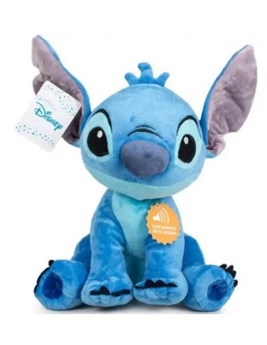 DISNEY LILO & STITCH WITH SOUND PLUSHES FIGURE - PELUCHE STITCH CON SUONO - 30CM