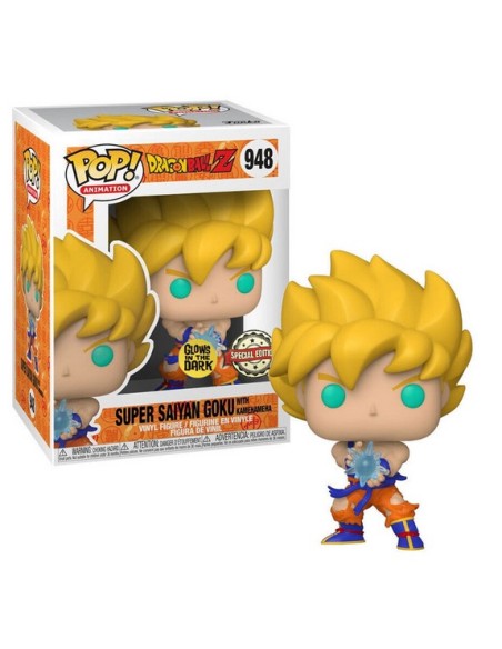 DRAGON BALL Z SUPER SAIYAN GOKU WITH KAMEHAMEHA - GLOW IN THE DARK - POP 948