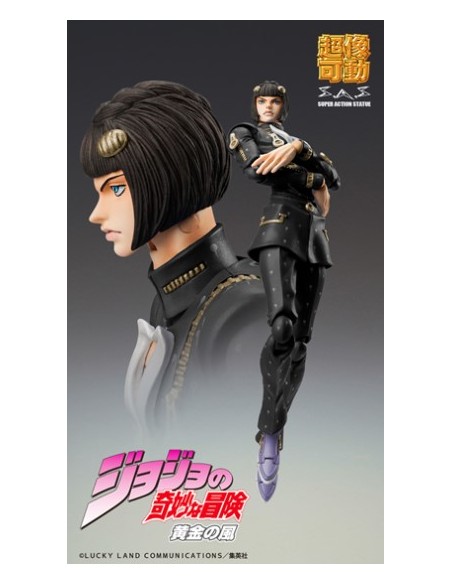 JOJO`S BIZARRE ADVENTURE: GOLDEN WIND - CHOZOKADO - BRUNO BRUCCIARATI BLACK - ACTION FIGURE 15CM