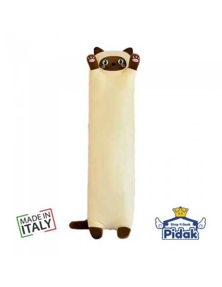 PELOUCHE GATTO CILINDRICO SIAMESE 90 CM