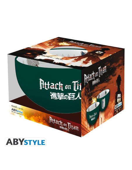 ATTACK ON TITAN - BOWL 600ML - EMBLEMS