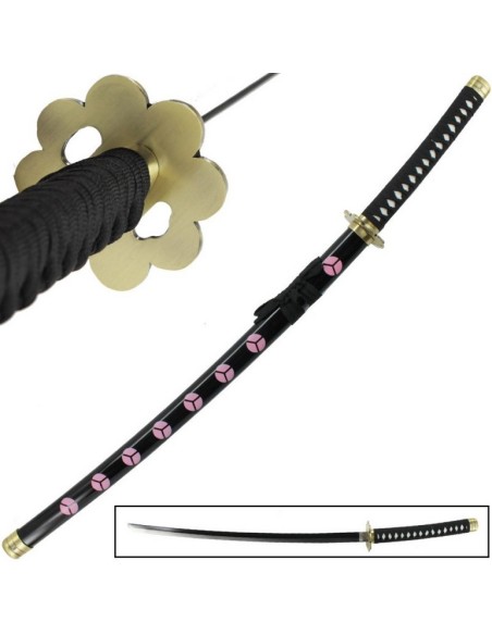 KATANA NERA SHUSUI ZORO PIOGGIA D`AUTUNNO Cm 110 - ZS9416.55