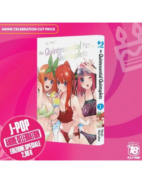 THE QUINTESSENTIAL QUINTUPLETS 1 ANIME CELEBRATION VARIANT COVER CUT-PRICE