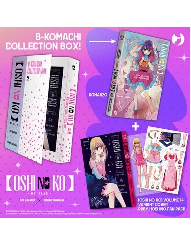 OSHI NO KO B-KOMACHI COLLECTION BOX - (ROMANZO + VOL. 14 RUBY HOSHINO FAN PACK EDITION)