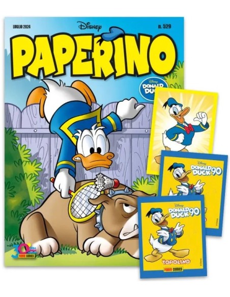 PAPERINO 529 + 2 BUSTINE (9 FIGURINE TOTALI + 1 FIGURINA SPECIALE)
