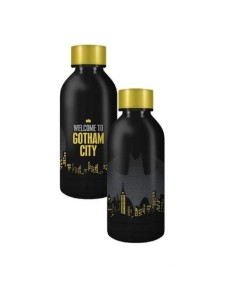 DC COMICS BATMAN GOTHAM CITY WATER BOTTLE (METAL) 400ML