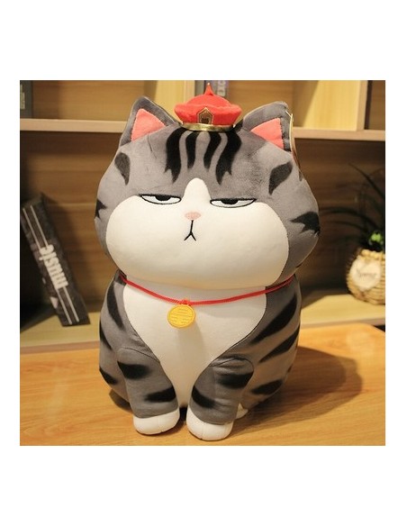 GATTO SORIANO SEDUTO PELOUCHE 35CM
