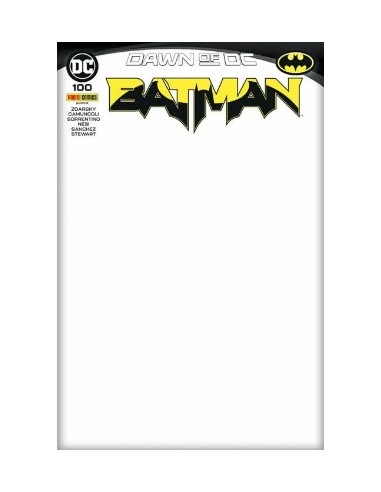 BATMAN 100 VARIANT BLANK COVER