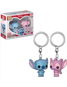 DISNEY - STITCH & ANGEL 2-PACK - POCKET POP KEYCHAIN