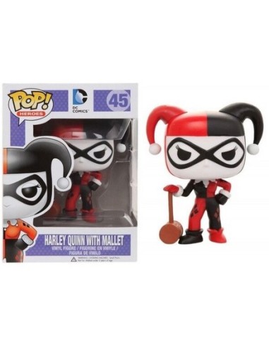 DC COMICS - HARLEY QUINN & MALLET - POP 45