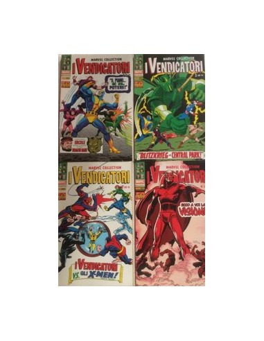 MARVEL COLLECTION - I VENDICATORI 1-4 SERIE COMPLETA