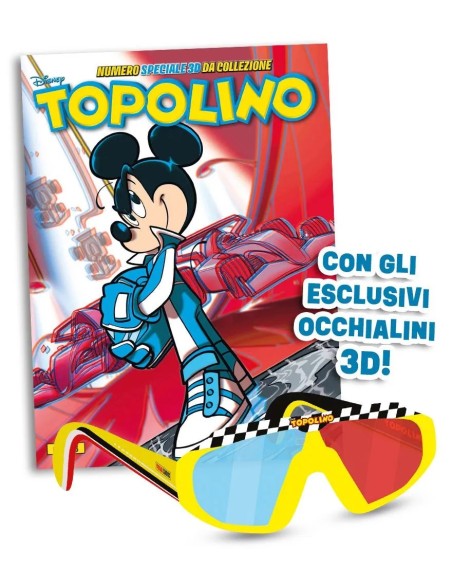 TOPOLINO 3588 CON OCCHIALINI 3D IN OMAGGIO
