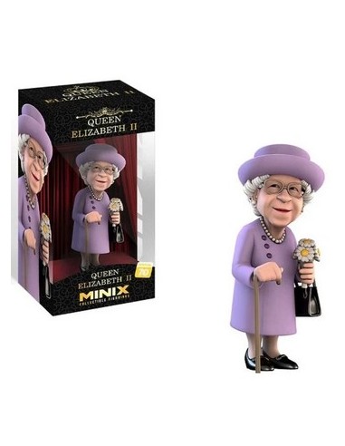 QUEEN ELIZABETH II - MINIX COLLECTIBLE FIGURINES - QUEEN ELIZABETH II - STATUA 18CM