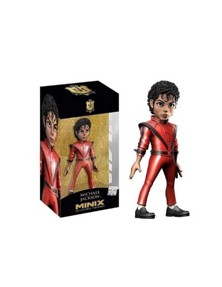 MICHAEL JACKSON - MINIX COLLECTIBLE FIGURINES - THRILLER - STATUA 18CM