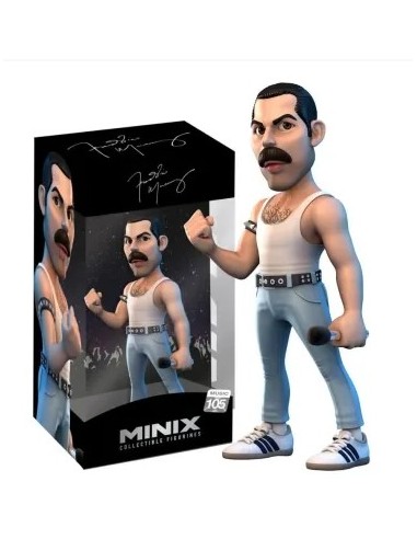 FREDDIE MERCURY - MINIX COLLECTIBLE FIGURINES - FREDDIE MERCURY - STATUA 18CM