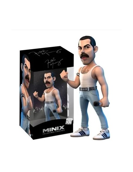 FREDDIE MERCURY - MINIX COLLECTIBLE FIGURINES - FREDDIE MERCURY - STATUA 18CM