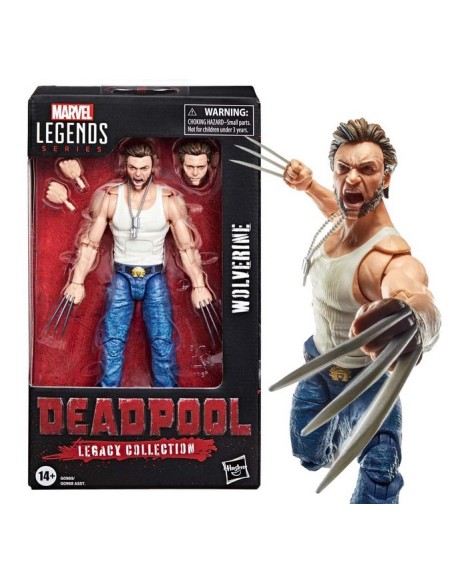 MARVEL LEGENDS - DEADPOOL COLLECTION - WOLVERINE - ACTION FIGURE 15CM