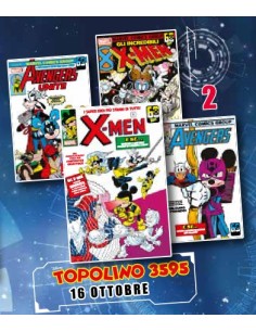 TOPOLINO 3595 + LITOGRAFIE MARVEL