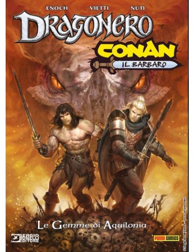 DRAGONERO E CONAN IL BARBARO - LE GEMME DI AQUILONIA - VARIANT MANICOMIX