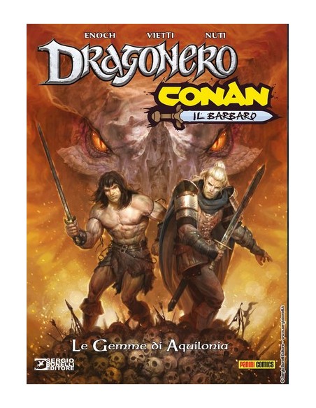 DRAGONERO E CONAN IL BARBARO - LE GEMME DI AQUILONIA - VARIANT MANICOMIX