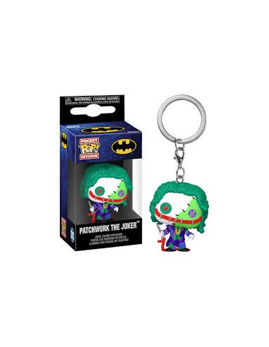 DC COMICS: PATCHWORK - JOKER - POCKET POP KEYCHAIN